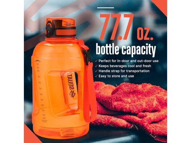 SQUATZ 78 Oz Poseidon Series Sports Water Bottle - Premium Quality Big Volume Wide Mouth protein Shake Gym Flask, Fixed Buckle Carrying Strap, Leak...