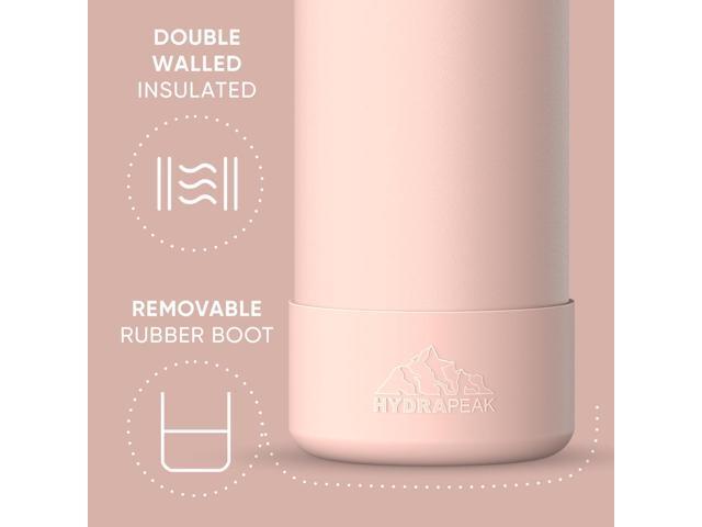 Hydrapeak 32oz Sport Insulated Water Bottle with Straw or Chug Lid, Leak & Spill Proof, Keeps Drinks Cold for 24 Hours, Hot for 12 Hours, Premium...