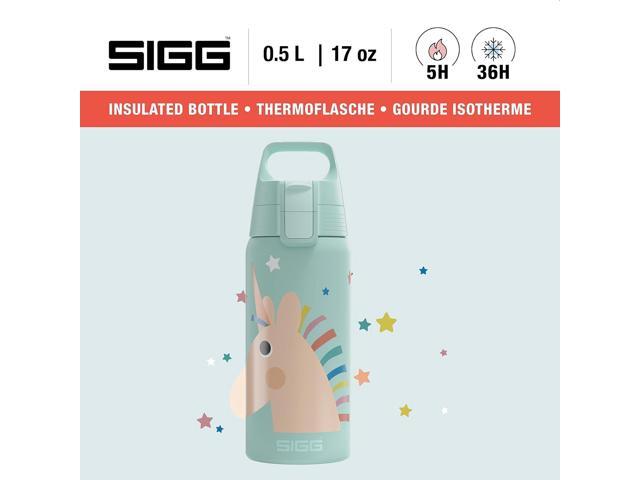 SIGG - Insulated Kids Bottle - Shield One Therm - For Carbonated Beverages - Dishwasher Safe - Stainless Steel - 17 Oz