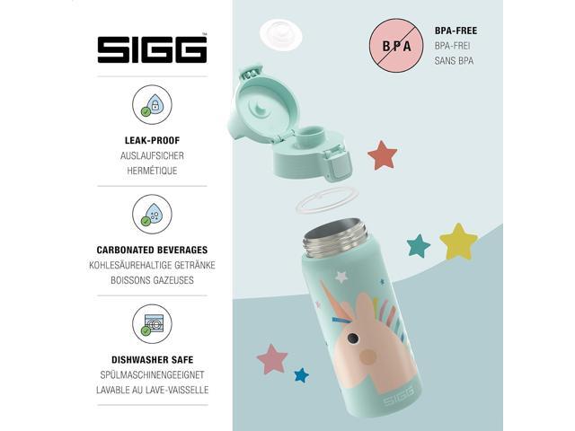 SIGG - Insulated Kids Bottle - Shield One Therm - For Carbonated Beverages - Dishwasher Safe - Stainless Steel - 17 Oz