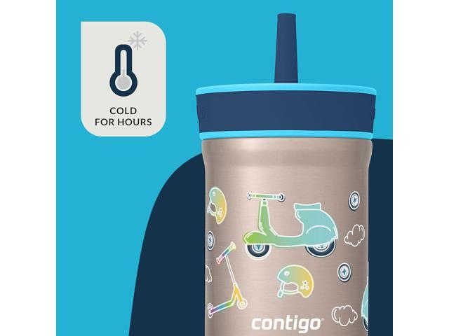 Contigo Leighton Straw Tumbler, 12 oz, Juniper (Scootin)