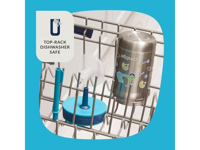 Contigo Leighton Straw Tumbler, 12 oz, Juniper (Scootin)