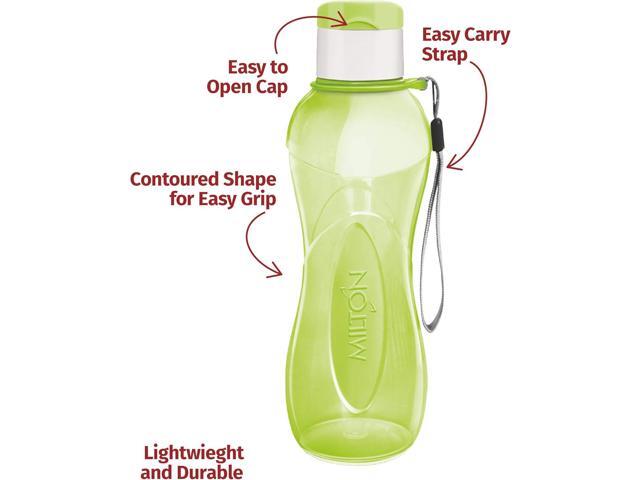 MILTON 32 oz. Large Water Bottle 4 Set Sports Water Bottles for Kids Adults Reusable Water Bottle Plastic Wide-Mouth BPA Free Leak-Free Lightweight...