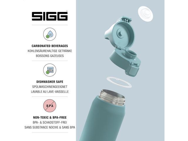 SIGG - Shield Therm- Stainless Steel Insulated Water Bottle - Carbonated Drinks, Leakproof, BPA Free, Recycled, 25, 34Oz