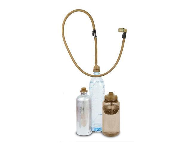 Source Tactical SNEP Convertube Water Bottle Adapter Kit, Plastic, Coyote