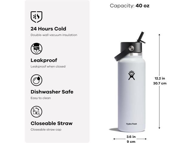 Hydro Flask 40 Oz Wide Flex Straw Cap Zinnia