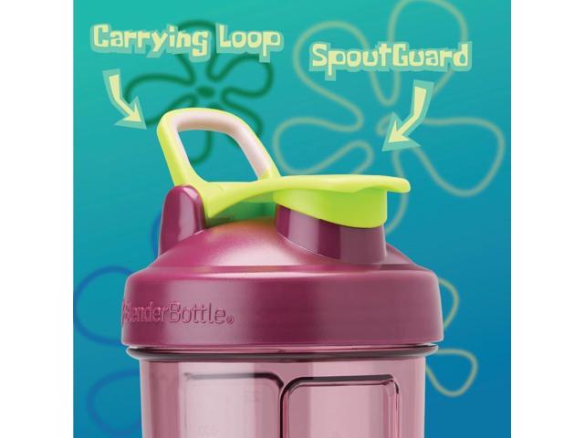BlenderBottle Spongebob Shaker Bottle Pro Series Perfect for Protein Shakes and Pre Workout, 28-Ounce, Red, My Names Not Rick