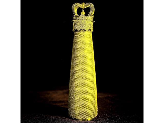 Gold Bling Water Bottle Rhinestone Gold Rhinestone Diamond Water Bottle Reusable Insulated Stainless Steel Bling Premium Aesthetic Gift