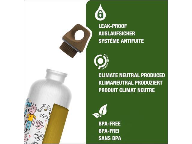 SIGG - Metal Kids Water Bottle - Traveller - Made in Switzerland - Carbonated Drinks - Leak Proof - for School - 20 Oz
