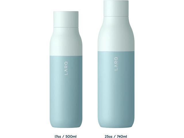 LARQ Bottle PureVis 17 oz - Self-Cleaning and Insulated Stainless Steel Water Bottle with UV Water Purifier and Award-winning Design Reusable &...