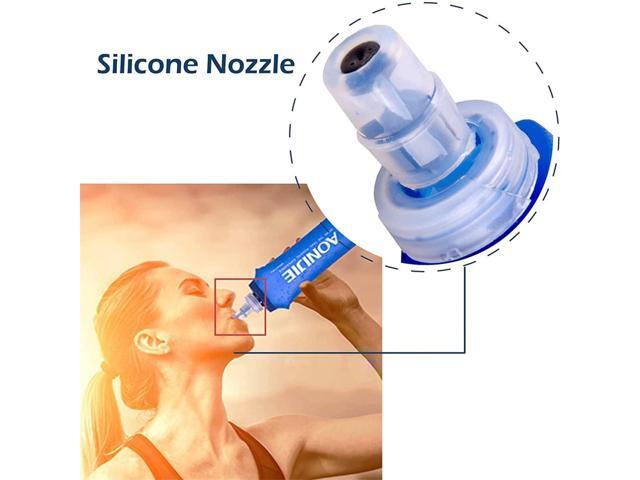 AONIJIE 250ML/350ML/500ML/600ML Portable TPU Soft Water Bottle Folding Soft Flasks For Outdoor Marathon Running Hydration Camping Hiking
