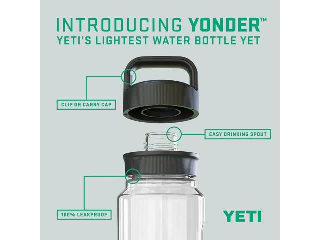 YETI Yonder Water Bottle with Yonder Chug Cap, Lightweight, Leakproof and BPA-Free