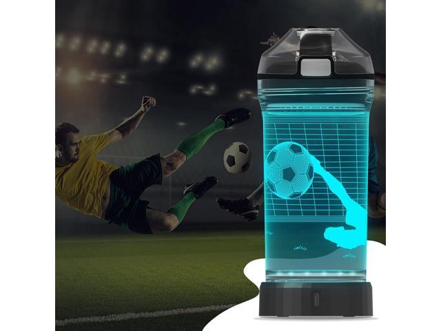 YuanDian Football Gifts for Boys, Light Up Kids Water Bottle with 3D Illusion Lamp- 14 OZ Tritan BPA Free - Cool Drinking Cups Gift for School Kids...