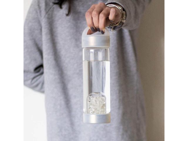 VitaJuwel LOOP - cloud white Protective Caps for VitaJuwel Crystal Water Bottles (Silicone)