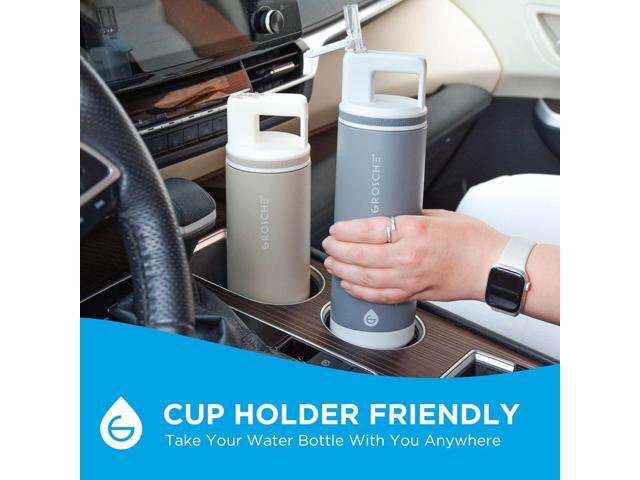 GROSCHE Alpine Flip n' Sip 20 oz Insulated Water Bottle - Stainless Steel, Leakproof Flask with Straw - Perfect for Gym, Travel & Outdoor Use -...