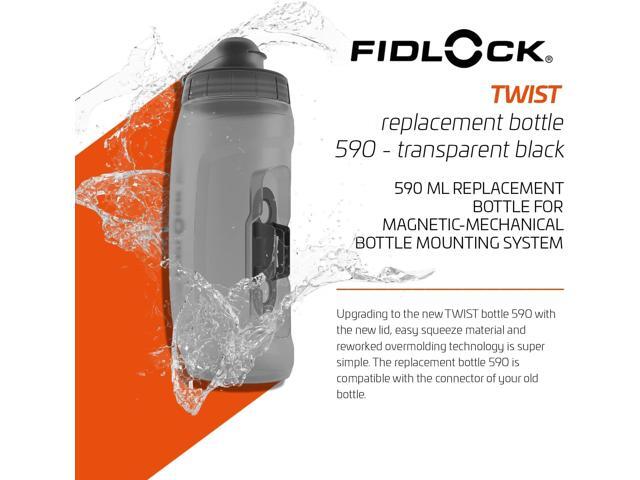 FIDLOCK Twist Replacement Bottle 590ml/20oz Includes Twist Bottle Only (Twist Base Not Included) Smoke