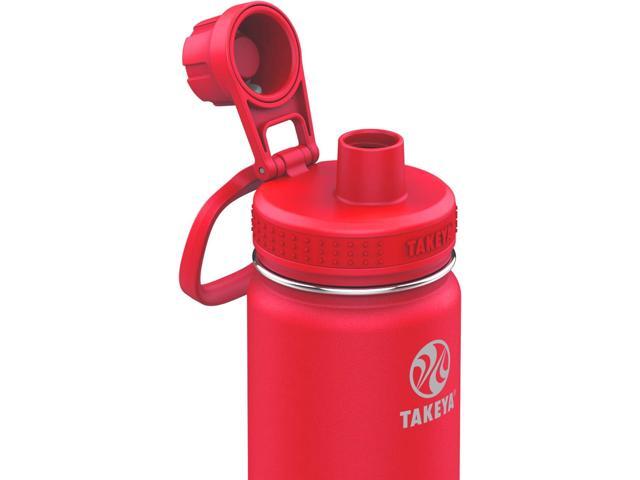 Takeya Actives Water Bottle with Spout Lid - Bottle with Double Stainless Steel Insulation - Dishwasher Safe & BPA-Free - Bottle with Spout Lid &...
