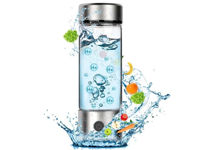 Hydrogen Water Bottle Generator, Portable Rechargeable aquahealth Hydrogen Water, Hydrogen Water Ionizer Machine, with SPE/PEM Technology, for Home...