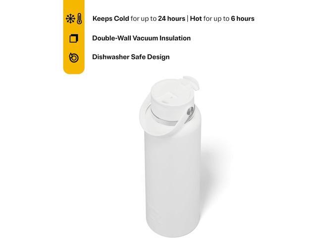 RTIC 40oz Outback Bottle, Ceramic Lined, Insulated, Stainless Steel, Metal, Double Wall Vacuum-Insulation, Leak-Proof Lid, BPA-Free Water Flask...