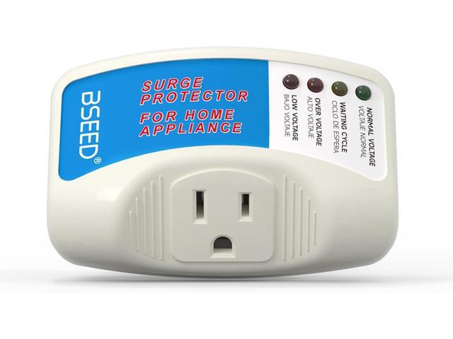BSEED Surge Protector for Refrigerator, Single Outlet Surge Protector Plug in for Home Appliance Multi Function Plug with Protection Wall Mount...