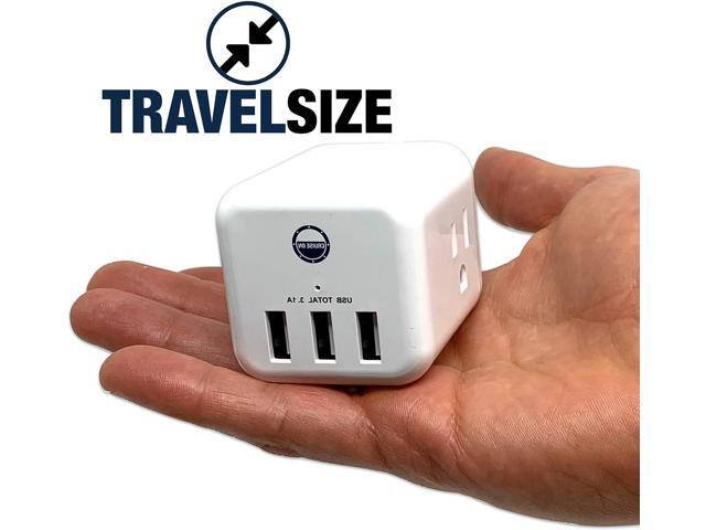 Cruise Approved Power Strip Non Surge Protector for Cruise Ship Multi Plug, 6 Outlets, 3 USB & 3 AC Outlet for Carnival, Celebrity, Princess,...