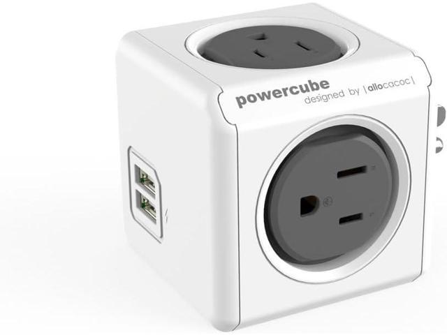 4-Outlet Surge Protector Dual USB