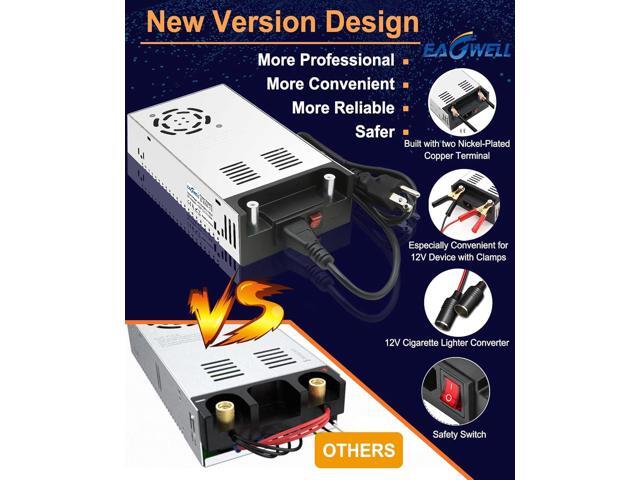 AC to DC Converter 12V Power Supply,Universal SMPS 120V AC to 12V 50A 600W DC Converter Power Supply Transformer Driver Adapter for RV,Pump,LED...