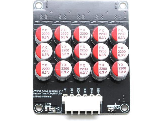 4S 5S 5A Active Equalizer Balancer LFP Lifepo4 Lithium Lipo/Titanate LTO Battery Energy Transfer Board Active Equalization Module Capacitor Faster...