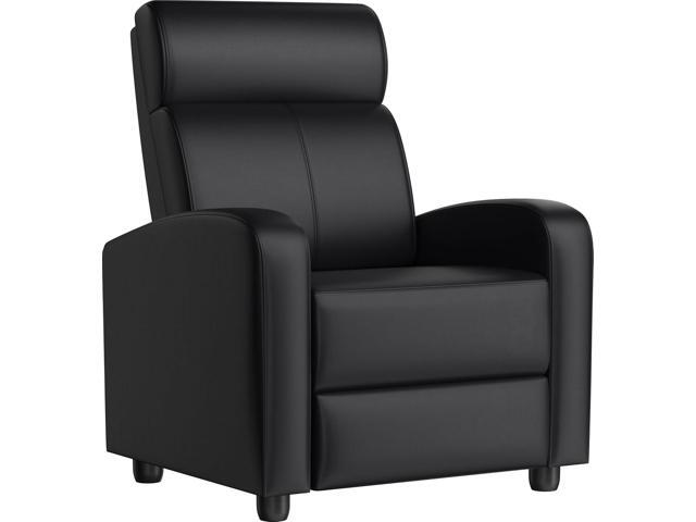 Yaheetech Recliner Chair PU Leather Recliner Sofa Home Theater Seating with Lumbar Support Overstuffed High-Density Sponge Push Back Recliners...