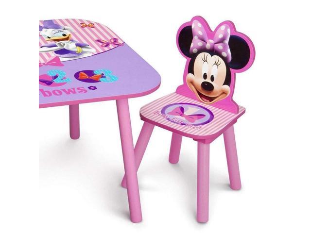 Delta Children - Disney Minnie Mouse Kids Table and Chair Set 3- Piece Set (2 Chairs Included) - Ideal for Arts & Crafts, Snack Time, Homework &...