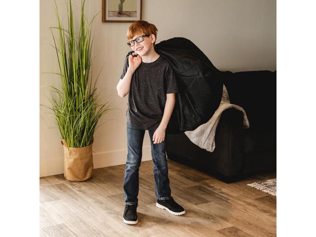 Big Joe Classic Bean Bag Chair, Black Smartmax, Durable Polyester Nylon Blend, 2 feet Round