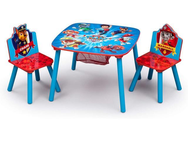 Delta Children Kids Table and Chair Set With Storage (2 Chairs Included) - Ideal for Arts & Crafts, Snack Time, Homeschooling, Homework & More,.