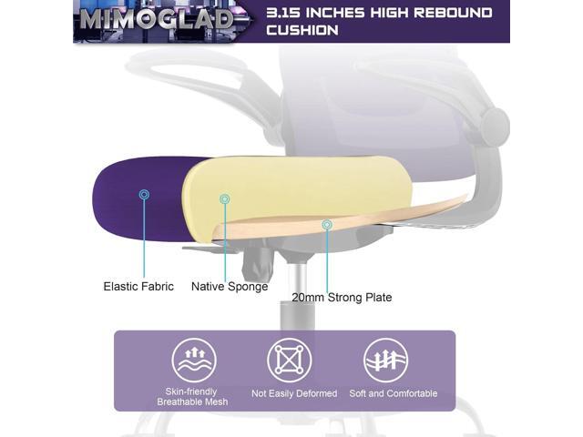 Mimoglad Office Chair, Ergonomic Desk Chair with Adjustable Lumbar Support, High Back Mesh Computer Chair with Flip-up Armrests-BIFMA Passed Task...