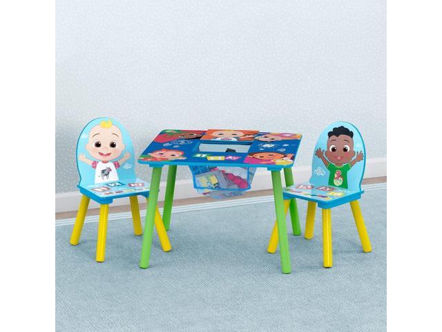Delta Children Kids Table and Chair Set with Storage (2 Chairs Included) - Greenguard Gold Certified - Ideal for Arts & Crafts, Snack Time,...
