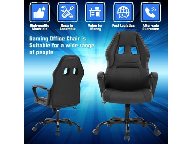 Gaming Chair PC Computer Chair Office Chair for Adult Teen Kids, Ergonomic PU Leather Gamer Chair with Lumbar Support High Back Adjustable Rolling...