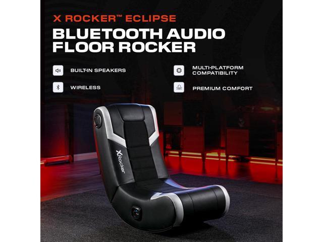 X Rocker Video Gaming Floor Rocker Chair, Built-in Audio, Back to School, Foldable, for Gamers, Bedroom, or Game Room for Boys, Girls, Teens 5-17