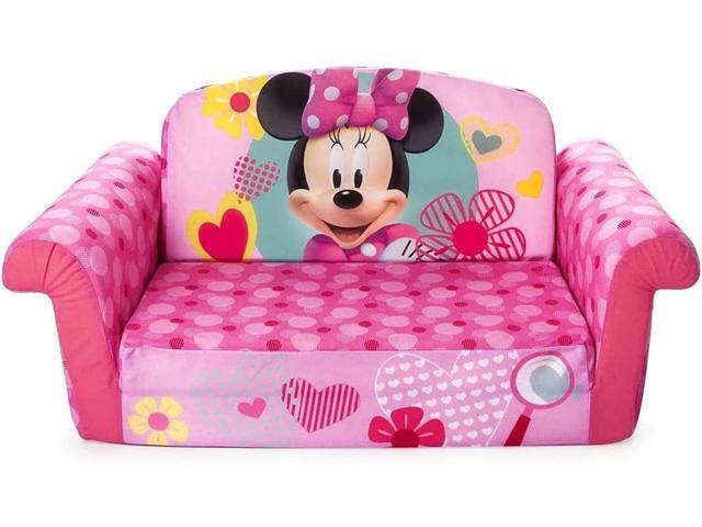 marshmallow Furniture, Children's 2 in 1 Flip Open Foam Sofa, Minnie Mouse, by Spin Master