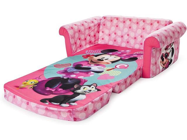 marshmallow Furniture, Children's 2 in 1 Flip Open Foam Sofa, Minnie Mouse, by Spin Master