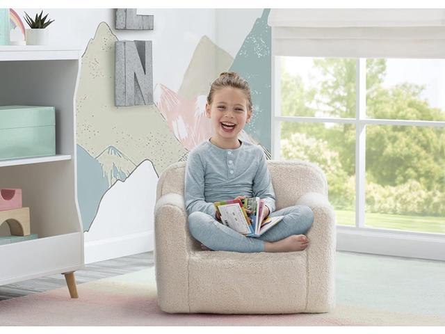 Delta Children Cozee Sherpa Chair, Cream