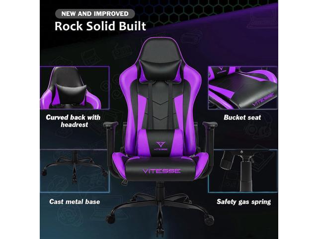 VIT Ergonomic Gaming Chair for Teens, 330 lbs PC Computer Gamer Chair Adults, Racing Gaming Office Chair, Silla Gamer Height Adjustable Swivel...