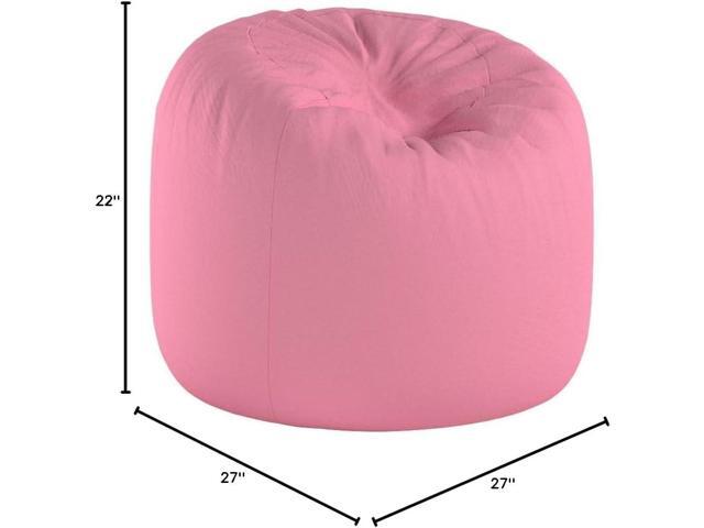Big Comfy Bean Bag Chair: Posh Large Beanbag Chairs with Removable Cover for Kids, Teens and Adults - Polyester Cloth Puff Sack Lounger Furniture...