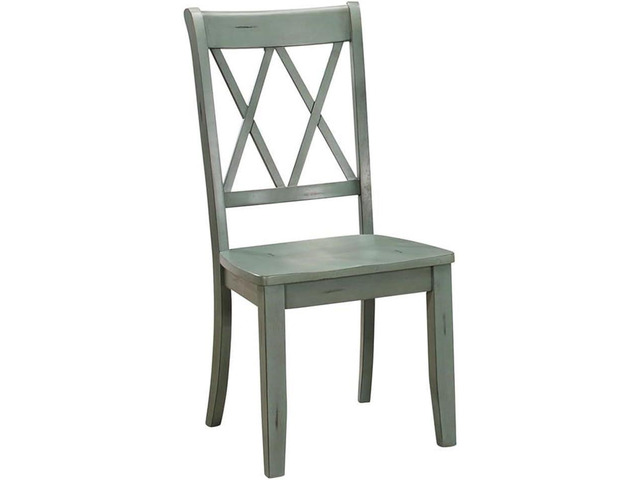 Homelegance Janina Dining Room Chairs Set of 2, Modern Farmhouse Dining Chairs Set of 2, Solid Wood, X Cross Back, Traditional Modern Ranch Style...