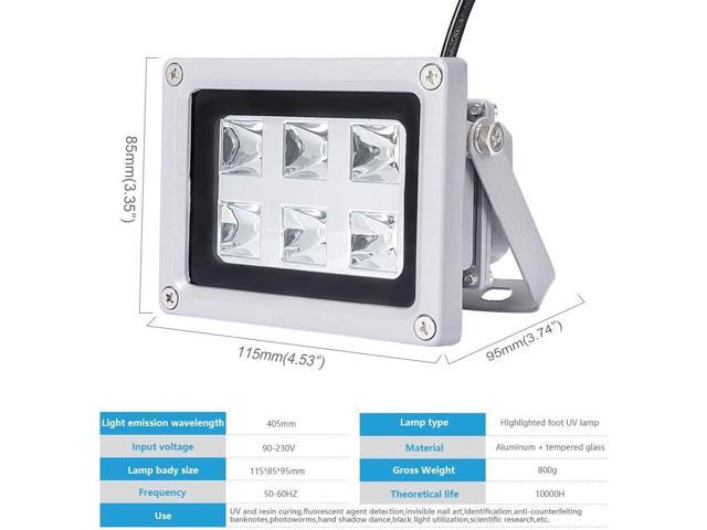 3D Printer UV Resin Curing Light with Solar Turntable 360°Rotating Stand for SLA DLP LCD 3D Printer Solidify Photosensitive Resin 405nm UV Resin...