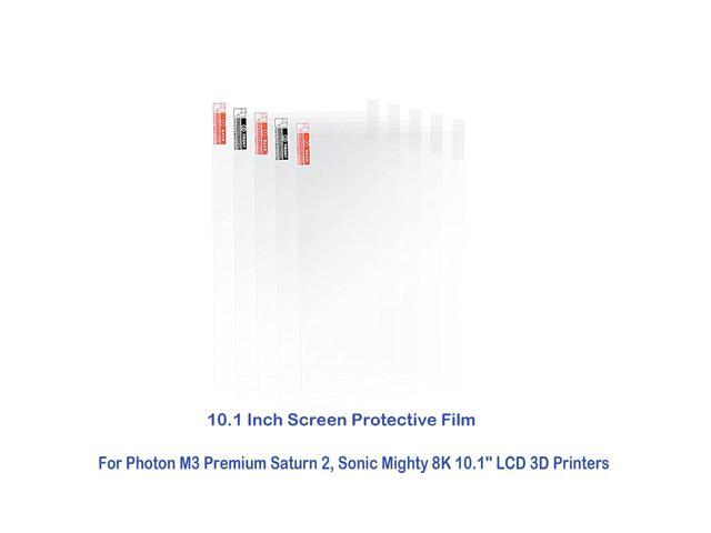 5PCS Screen Protector for Anycubic Photon M3 Premium Saturn 2, Resin 3D Printer 10.1'' Screen Protective Film for Photon M3 Premium Saturn 2, Sonic...