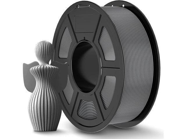 JAYO PLA+ Filament 1.75mm Grey 1.1KG, PLA Plus 3D Printer Filament Tougher and Stronger, Neatly Wound, Vacuum Sealed, Dimensional Accuracy +/-.
