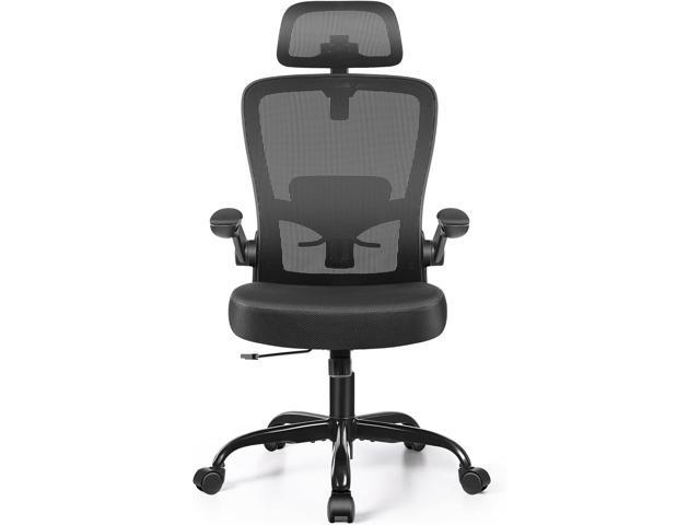 FelixKing Ergonomic Office Chair, Headrest Desk Chair with Adjustable Lumbar Support, Home Office Swivel Task Chair with High Back and Armrest,...