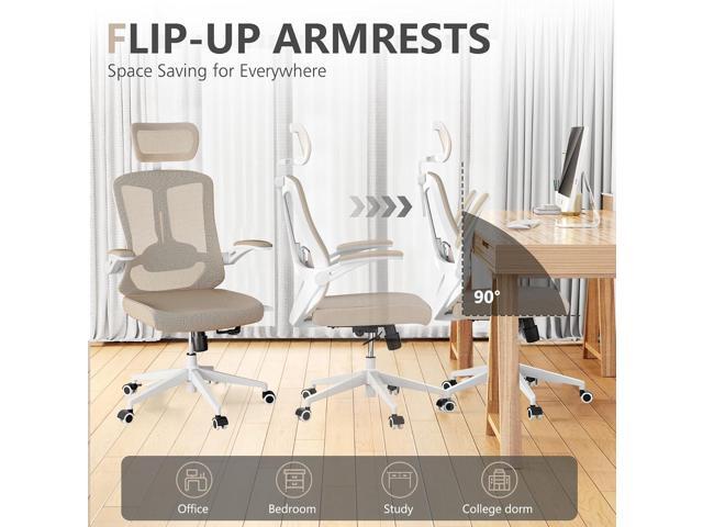 Office Chair,Ergonomic Comfy Home Desk Chair with 350LBS Capacity,High Back Gaming Chair with Wheels,Mesh Computer Chair,Lumbar Support, Adjustable...