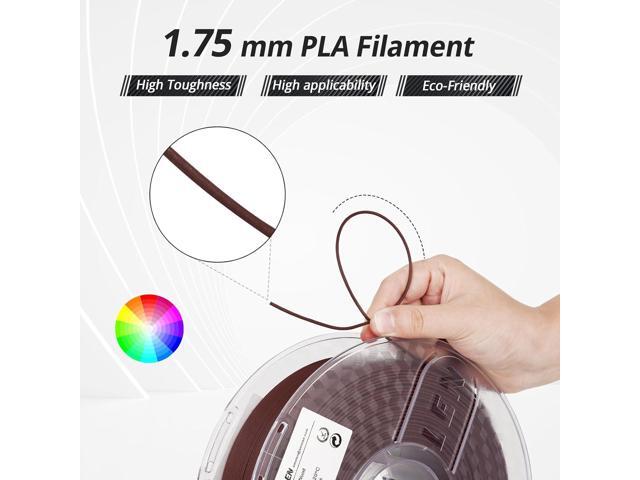 AMOLEN PLA Filament 1.75mm Dry Rosewood 3D Printer Wood Filament Add 15% Real Wood Fiber, Matte and Frosted 3D Filament 1.75mm PLA Filament 3D...