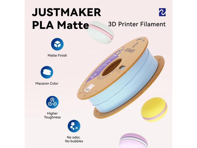 Matte PLA+ 3D Printer Filament, Upgrade Cardboard Spool, Dimensional Accuracy +/-0.03mm, 1.75mm, 1kg, Coral Pink