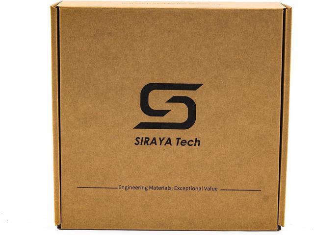Siraya Tech Fibreheart ABS-CF Core Black Filament - 20% Carbon Fiber Reinforced ABS, Superior Strength with Enhanced Layer Adhesion, 1.75mm, 1KG Spool